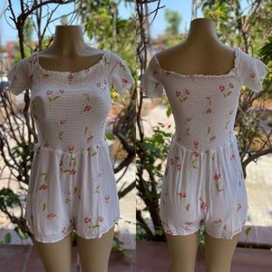 Lottie Moss Floral Junior’s Romper LARGE